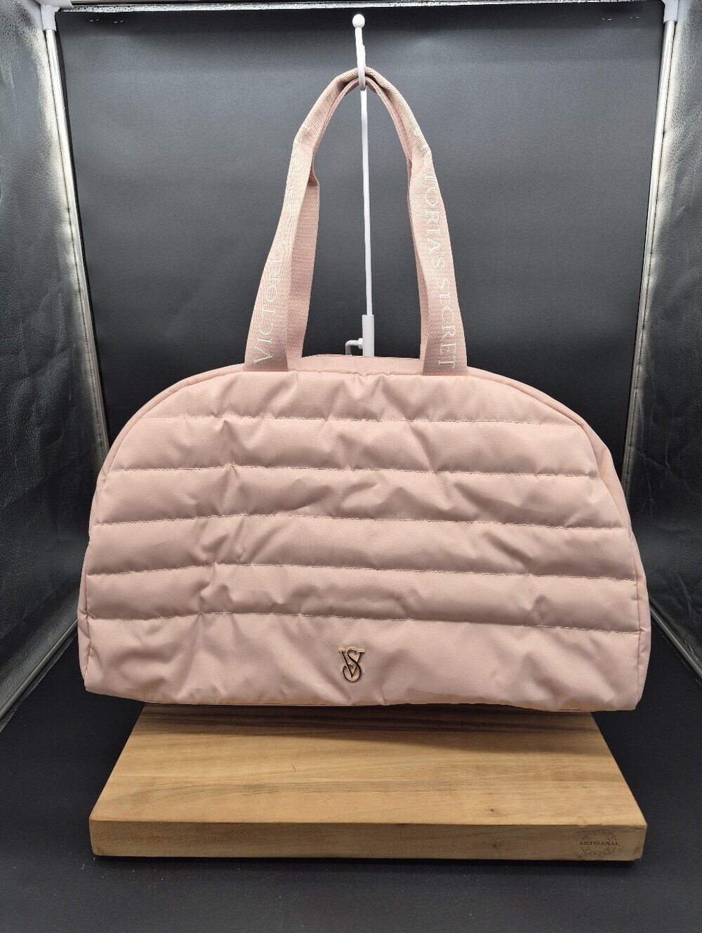 Victoria's Secret Large Pink Quilted Dome Tote, 20x12x6, NWOT